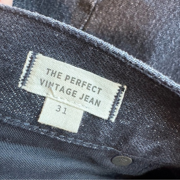 NWT Madewell The Perfect Vintage Jean in Roxstone Wash: Knee-Rip Edition Size 31 - Picture 8 of 11